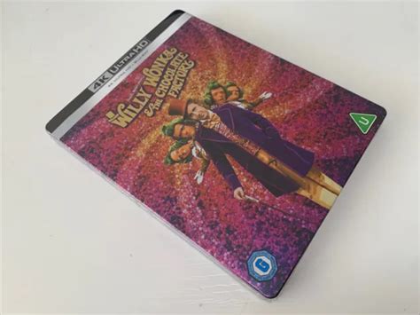 WILLY WONKA AND The Chocolate Factory 4K UHD Blu Ray SteelBook Royaume