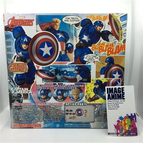 Revoltech Amecomi Yamaguchi Captain America Action Figure Nyc Seller