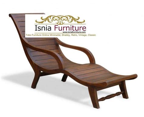 Kursi Pantai/Sun Lounger Kayu Jati jakarta Model desain terbaru