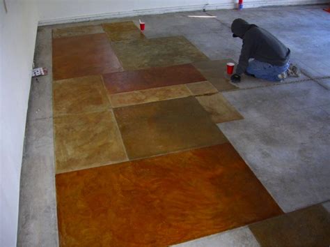 Staining A Concrete Floor Yourself – Flooring Ideas