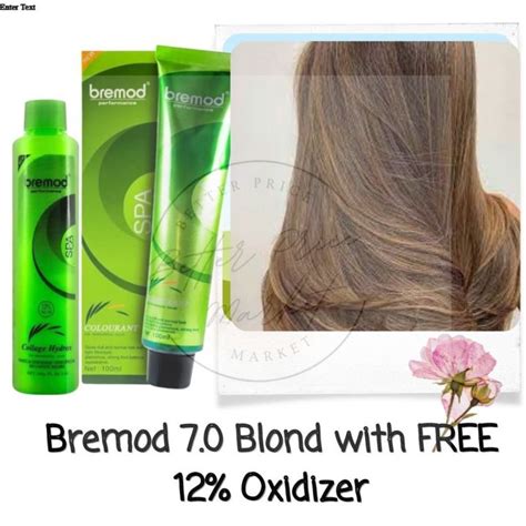 Blonde Bremod Hair Color Cream Basic Colors Ml WITH OXIDANT INCLUDED Ml Bremod