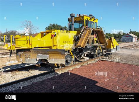 Railroad Track Maintenance Of Way Equipment Used For Repair And