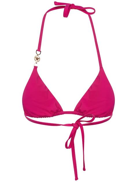 VERSACE Medusa Lycra Triangle Bikini Top Versace