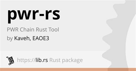 Pwr Rs Unregulated Finances In Rust Lib Rs