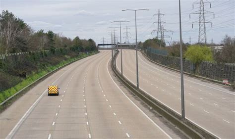 M25 Closure Live Incredible Drone Pics Show Chaos As Drivers Set For