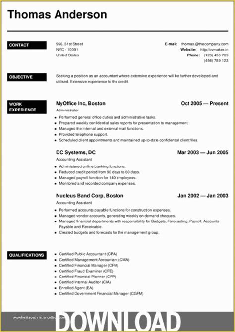 Microsoft Office Resume Templates Free Of Size Eye Catching Resume ...