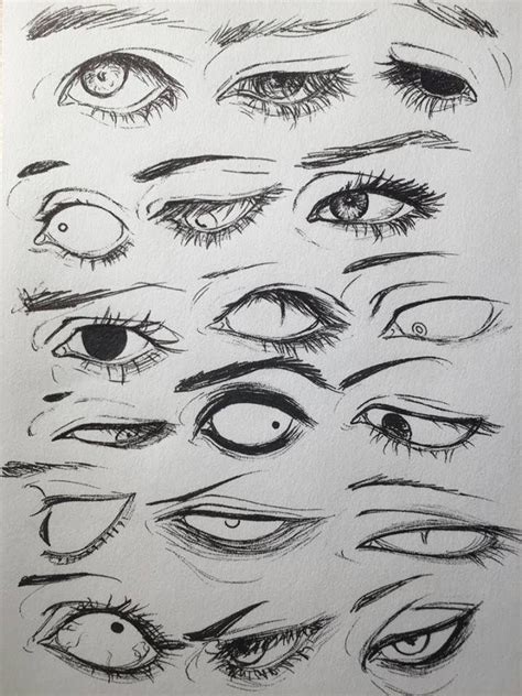 How To Draw Scared Anime Eyes