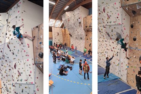 UNSS Lycée Escalade Victoire au championnat académique Cité