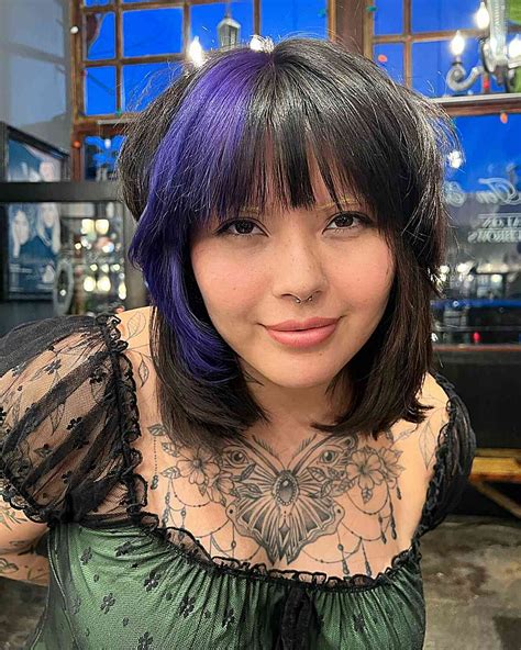 32 Bob Cuts with Bangs That Will Flatter Round Faces