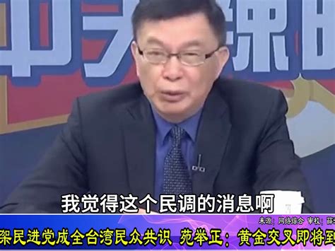 下架民进党成为全台湾人民共识！苑举正：黄金交叉即将到来 海峡导报社 海峡导报社 哔哩哔哩视频