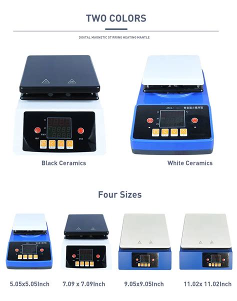 Ceramic Small Magnetic Surface Hot Plate With Digital Temperature Control Products From Aibote