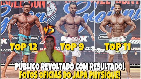 SAIU FOTOS OFICIAS DO JAPA PHYSIQUE E PUBLICO QUESTIONA MUSCLECONTEST