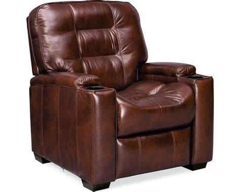 Latham Media Recliner with Cup Holder (Manual) (Leather) - Chairs and ...