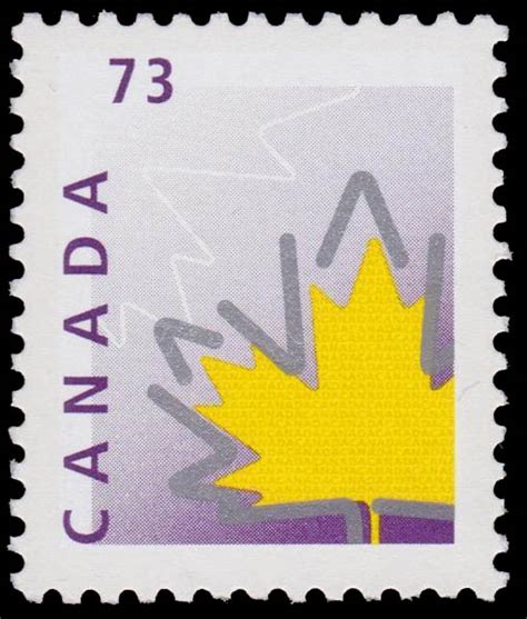 Stylized Maple Leaf Canada Postage Stamp Maple Leaf