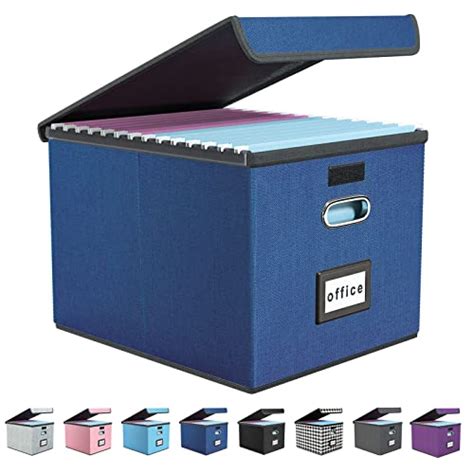 portable file boxes  organized storage