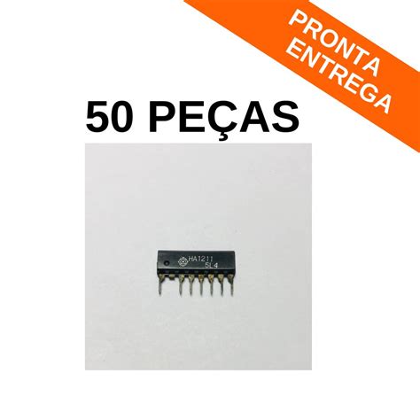 Kit 50 peças Circuito Integrado HA1211 Pente SIP 8 PTH Circuitos