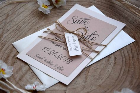 Elegant Wedding Save The Dates Simple Custom Save The Date Cards