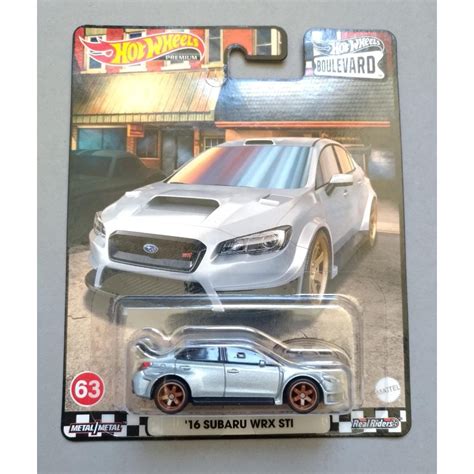 Hot Wheels Premium Subaru WRX STI Boulevard Shopee Brasil