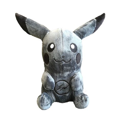 Dark Black Pikachu Pokemon Plush Teddy Mojicon