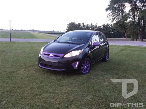 2011 Ford Fiesta Gloss Purple Accents Midwest Custom Coatings