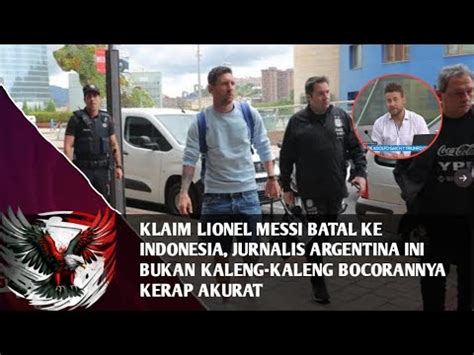 Resmiii Leonel Messi Batal Ke Indonesia Semua Fans Kecewa