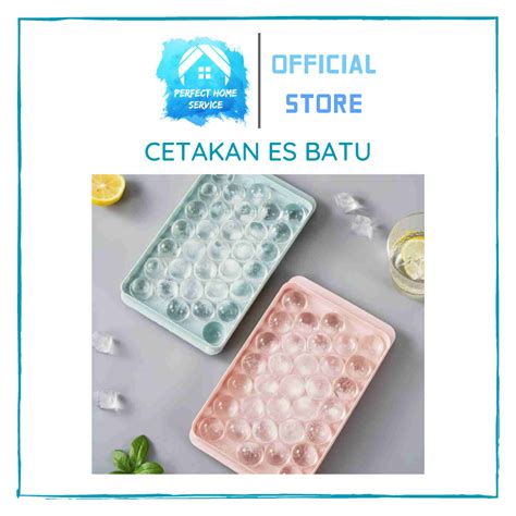 Jual Cetakan Es Batu Silikon Kotak Bulat Ice Cube Tray Diamond