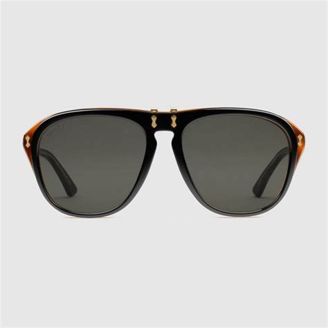 Gucci Navigator Sunglasses With Double G