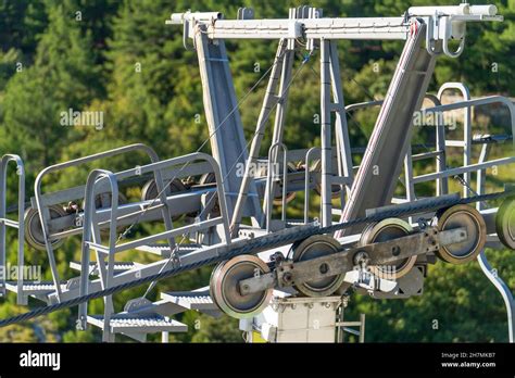 Roller Ski Lift Cable System Ropeway Or Cableway Or Cable Car In