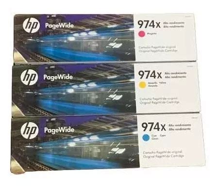 Cartucho Hp X Pack Colores Cian Amarill Magent Alto Ren Meses