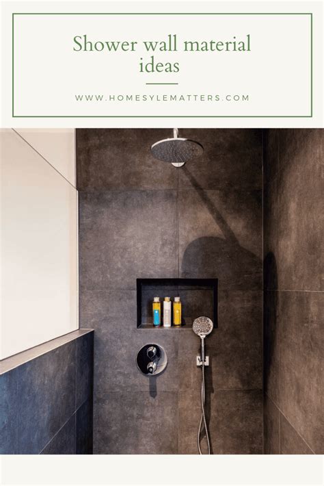 Shower Wall Material Ideas