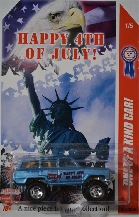 Hot Wheels Blue Jeep Wagoneer Custom Made Hw Exclusive Car Series Limited Edition