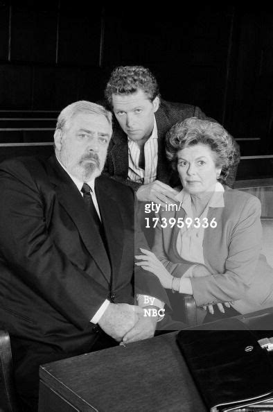 Barbara Haledella Street With Son William Katt And Raymond Burrperry Mason Perry Mason