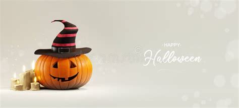 Festive Background With Pumpkin Naked And Candles On A Light Background Stock Photo Image Of