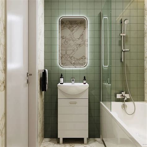 Тумба с раковиной в ванную, тумба для ванной IKA Вита 45 460х350х870 ...