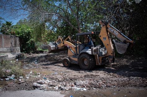 Desazolve Y Limpieza De Arroyos Drenes Y Canales Registra Un Por