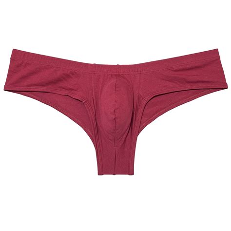 Botmois Men S Mini Bikini Briefs Solid Thongs Ultrathin Tangas Soft Low