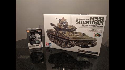 Tamiya 1 16 RC Full Option M551 Sheridan Unboxing Kit 56043 YouTube