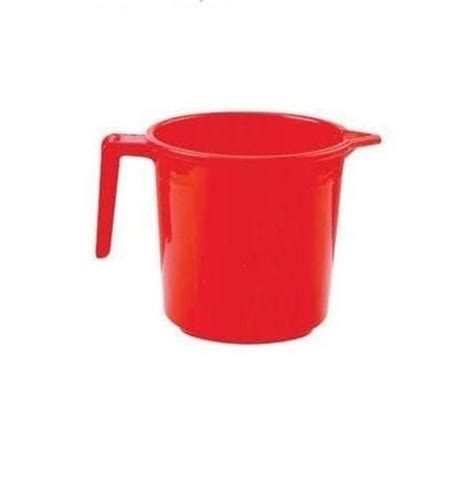 Red Plastic Mug Capacity 750 Ml Size 7inch At Rs 8piece In Mumbai