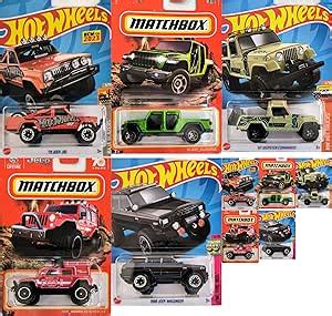 Amazon Hot Wheels Matchbox Jeep Vehicle Bundle Set Version Toys Games