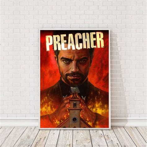 Preacher Poster Art : Film TV Poster Classic Movie Poster Cult | Etsy