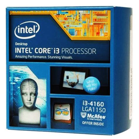 Процессор Intel Core i3 4-го поколения, BOX (с кулером), 2 яд., 3.6 ГГц ...