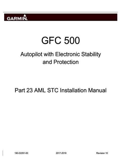 Gfc 500 Installation Manual