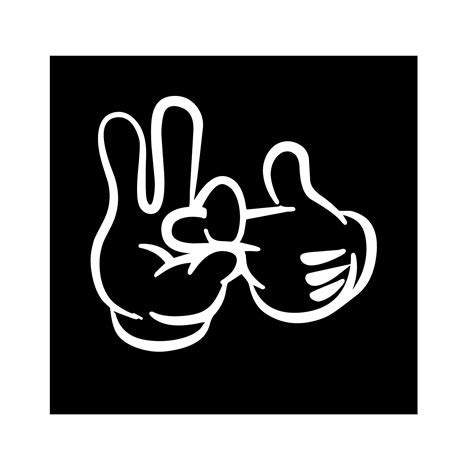 Mickey Mouse Sex Fingers Nookie Sticker Vinyl SIZE And COLOR Choice Etsy