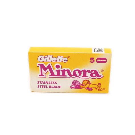 Gillette Minora Double Edge Razor Blades La Barbiera