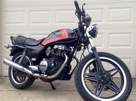 Nelly S Garage SOLD 1982 Honda CB 450T Hawk Black Standard Naked