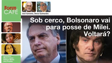 Sob cerco Bolsonaro vai à posse de Milei Volta Lira e bancada da