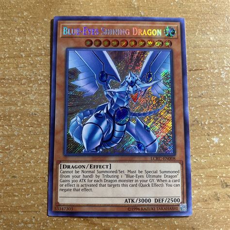 Blue Eyes Shining Dragon Card