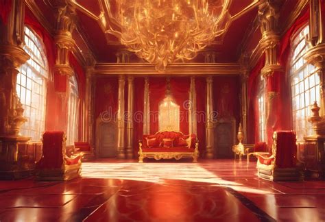 A View Of A Fantasy Royal Palace Stock Illustration Illustration Of