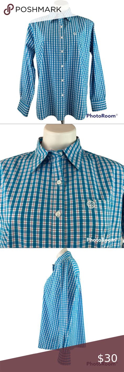George Strait For Her Wrangler Western Shirt Large Blue George Strait