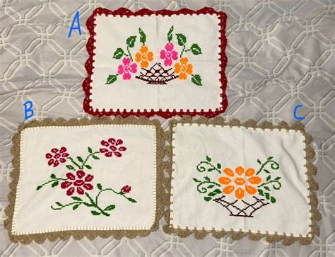 Embroidered Table Cloth Cervilletas Para Tortilla Mexican Embroidered